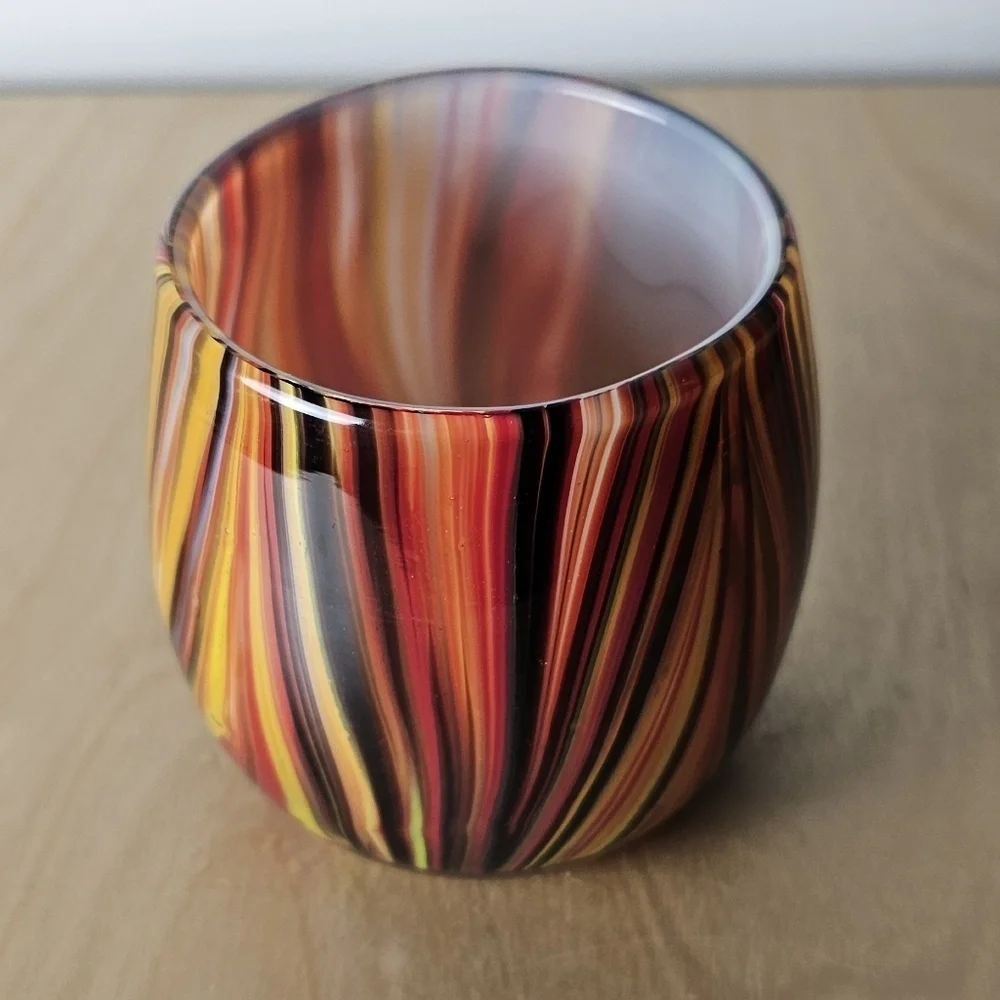 Vintage Mizzoni Multi Colored Candle Holder - Picture 3 of 6